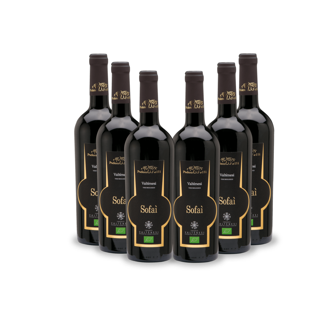 Sofaì Bio D.O.P. - Vino Rosso del Lago di Garda - Podere Dei Folli
